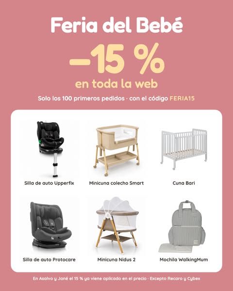 Feria del Bebé · −15 %
