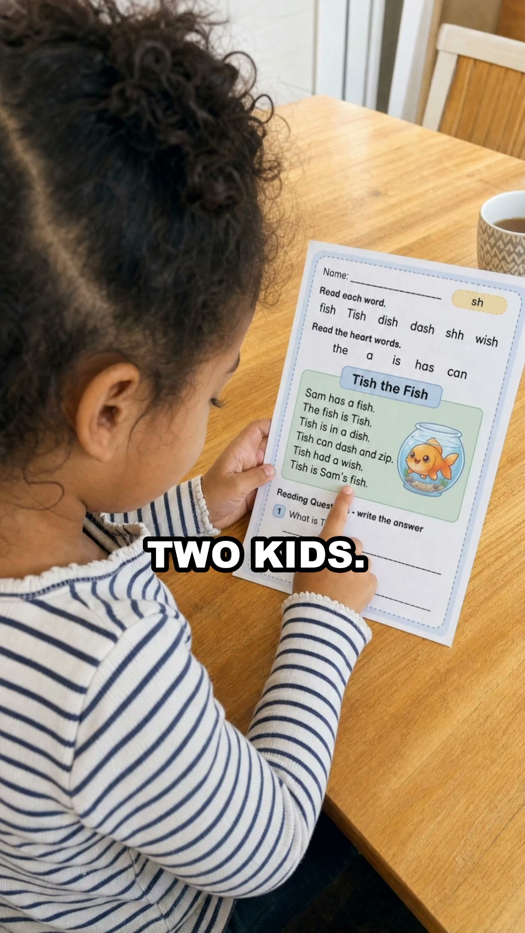 Same Table. Different Reading Pages.
