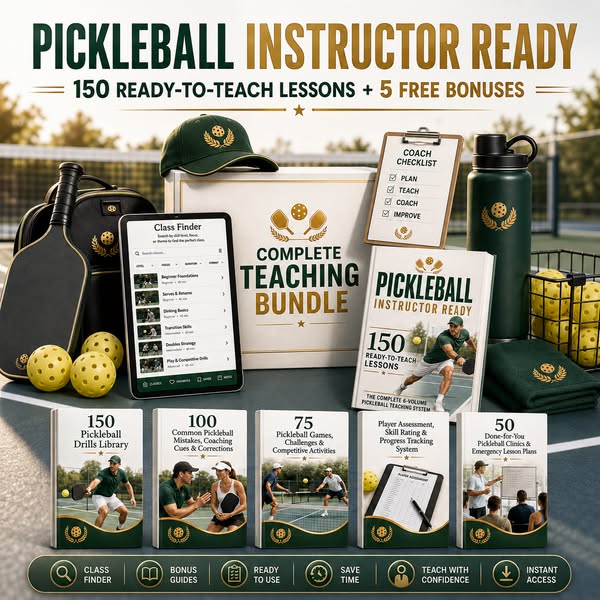 PICKLEBALL INSTRUCTOR READY