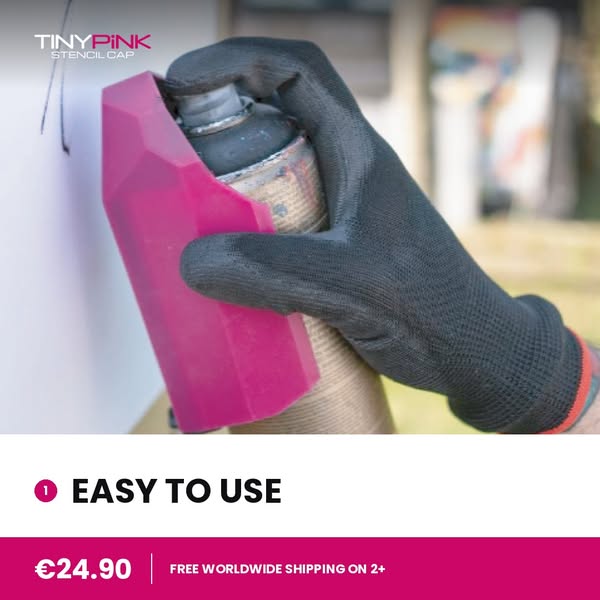 Tinypink stencil cap
