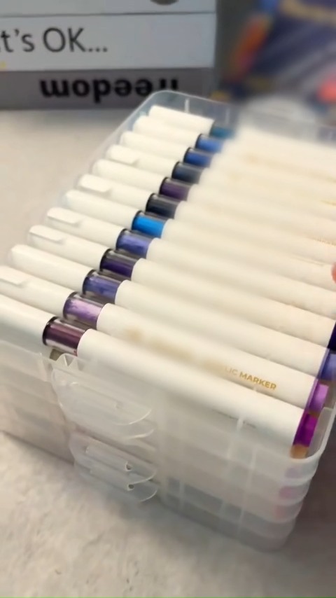 Brush-Tip Acrylic Marker Set