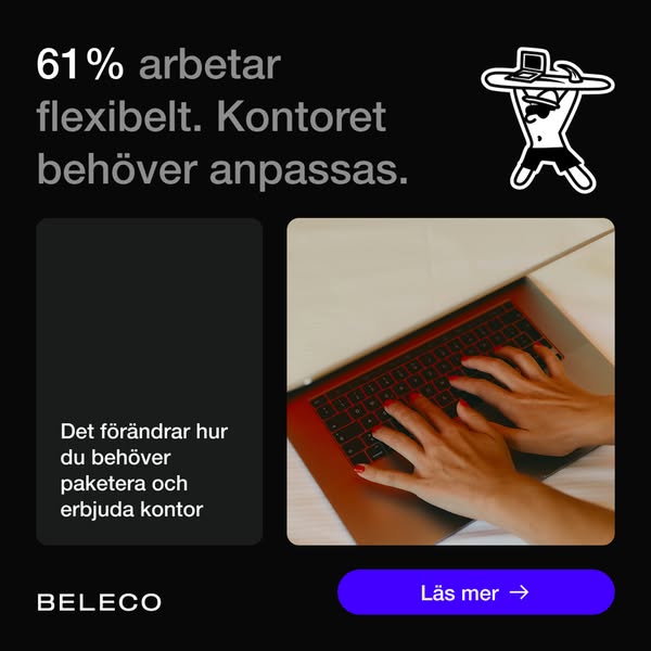61 % jobbar flexibelt