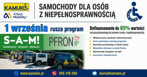 Kamuko - Samochody dla osób z niepełnosprawnością