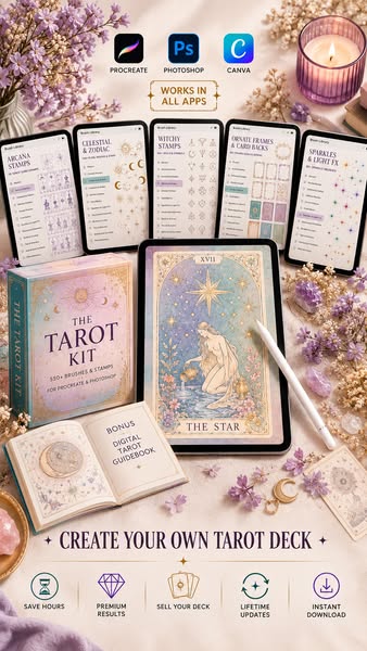 I Finally Started My Own Tarot Deck