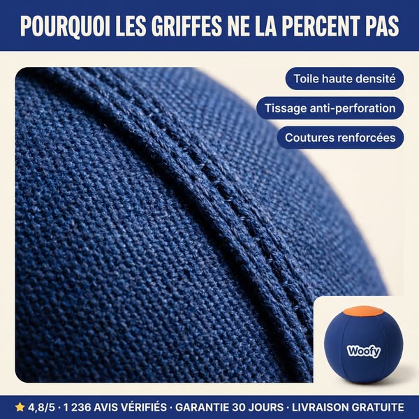 La toile haute densité qui résiste aux griffes