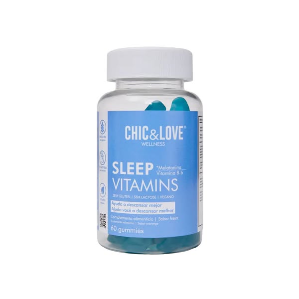 Vitamina em Gomas Chic&Love - A solução para os seus problemas para descansar Transforme o seu sono num descanso reparador com este suplemen