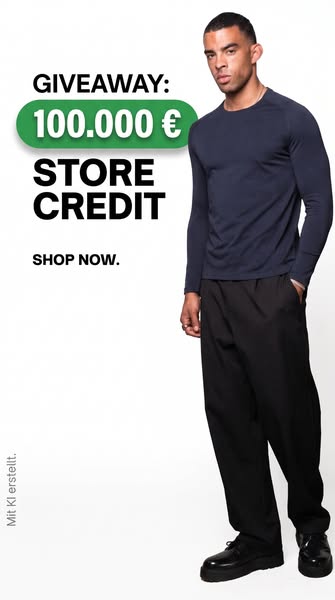 100.000 € STORE CREDIT ZU GEWINNEN