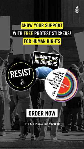 FREE Protest Stickers - Order now