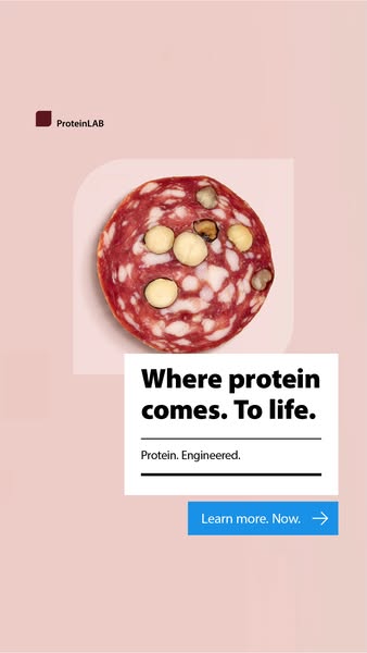 Where protein comes. To life.