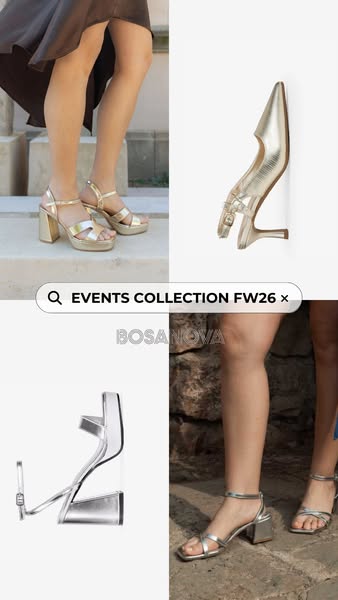 Zapatos fiesta para mujer | BOSANOVA | NUEVA COLECCIÓN -10%