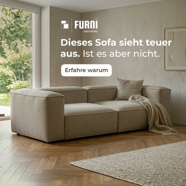 Wie ein 4.000 € Sofa nur 2.000 € kosten kann