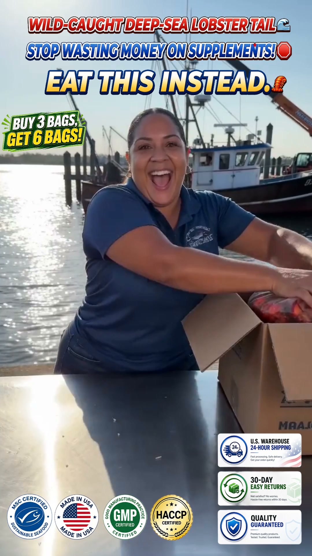 BUY 3, GET 3 FREE — Maine Lobster Tails