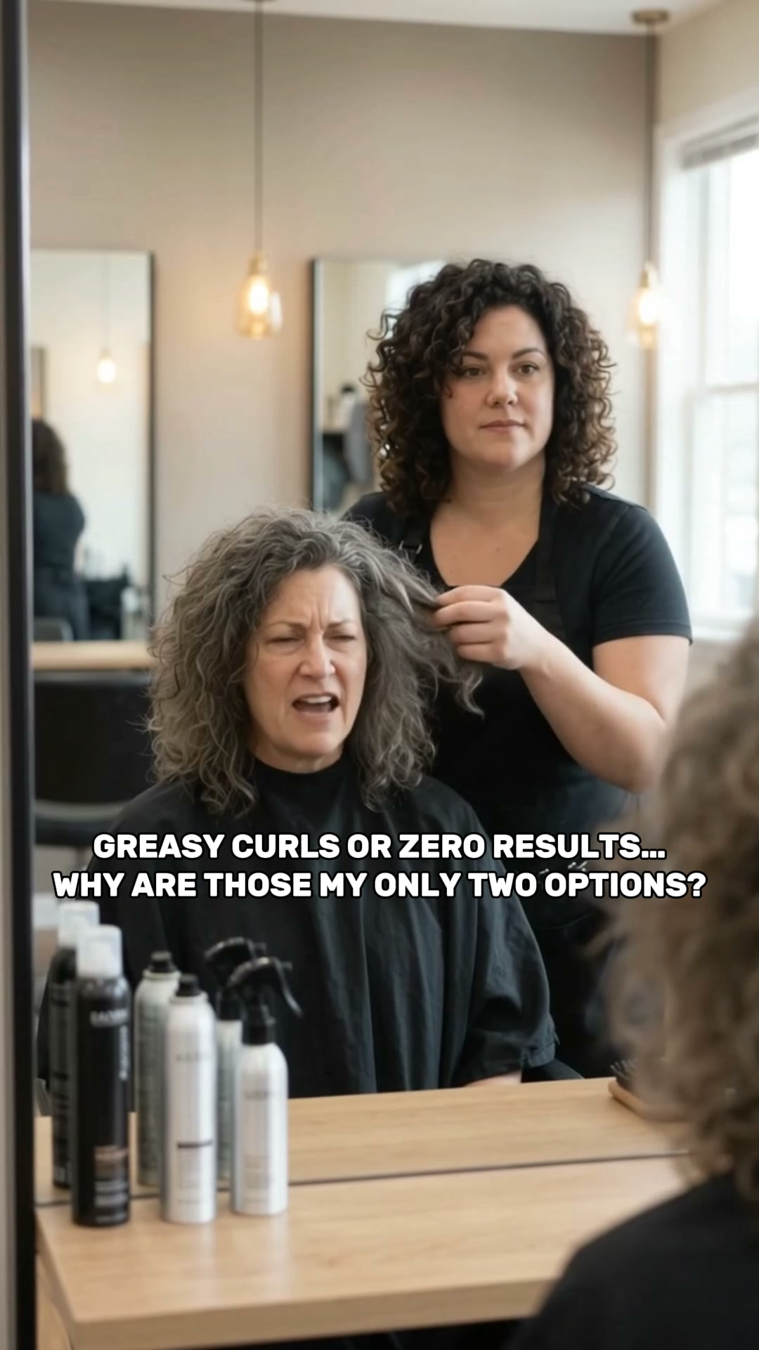 It was never your hair
