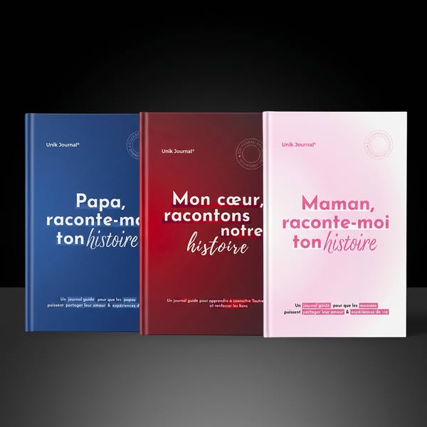 Pack 3 journaux familiaux