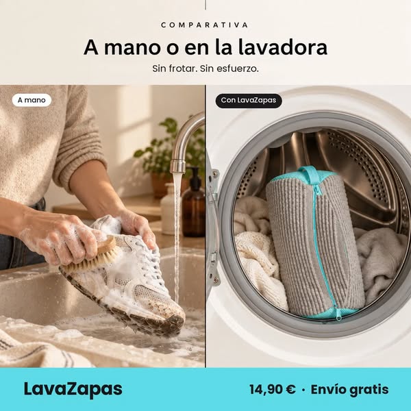 Deja de frotar zapatillas a mano