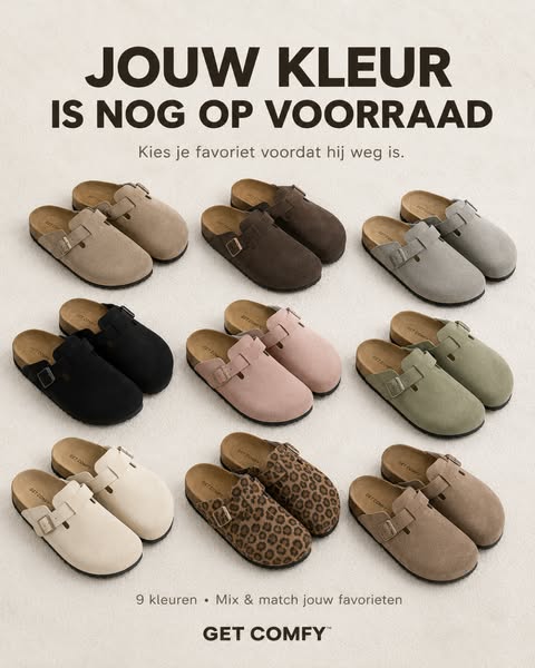 Mis je korting niet, Jouw kleur nog beschikbaar!