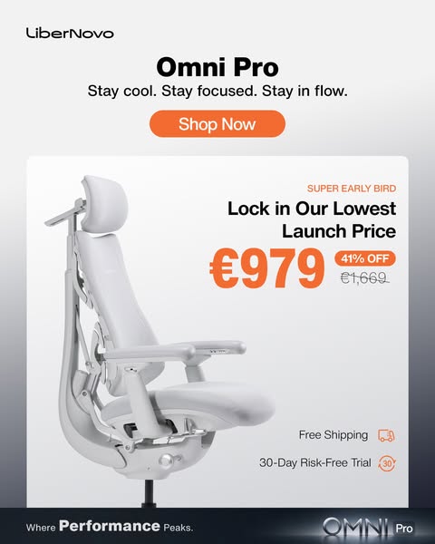 LiberNovo Omni Pro New LaunchLock the Lowest Launch Price