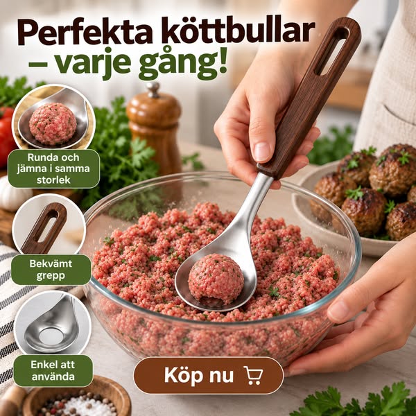 Trött på att rulla köttbullar en efter en?