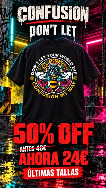 50% OFF + CAMISETA EXTRA GRATIS