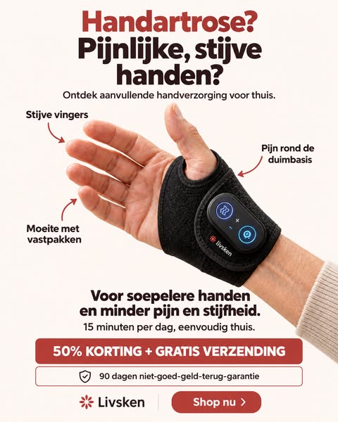Handartrose? Ontdek RestWrap nu met 50% korting!