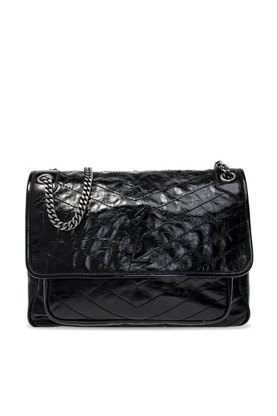 Saint Laurent Torba Na Ramię Niki’, Kobiety, Czarny