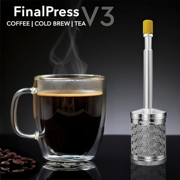Now Shipping: FinalPress – Brew Coffee & Tea Directly in Your Cup