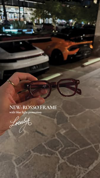 Hand Finished Acetate Frames. $210.