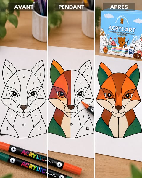 Avant, pendant, après : le coloriage mystère