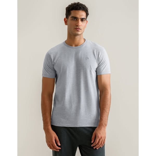 Heather Grey Premium Cotton Tee