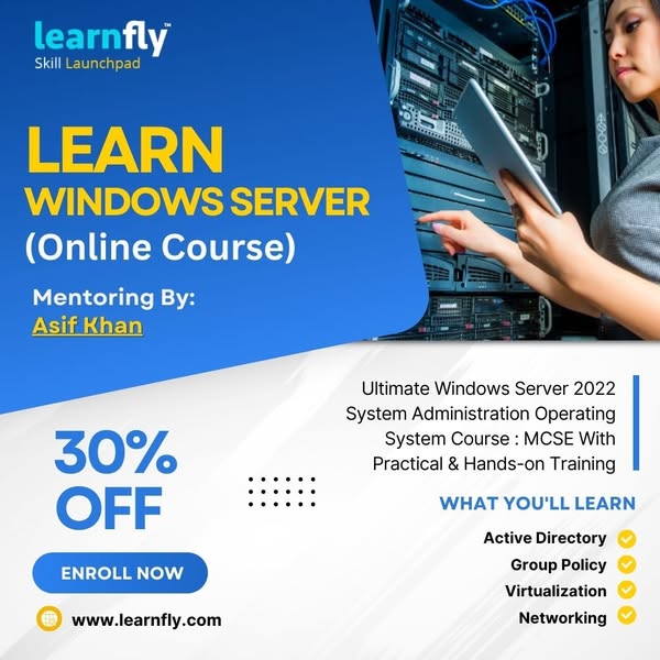Windows Server 2026 OS Administration Course : Master MCSE | Learnfly