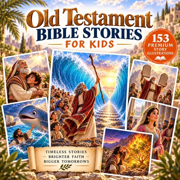 Kids Bible Stories with Resell Rights ( Old Testament)