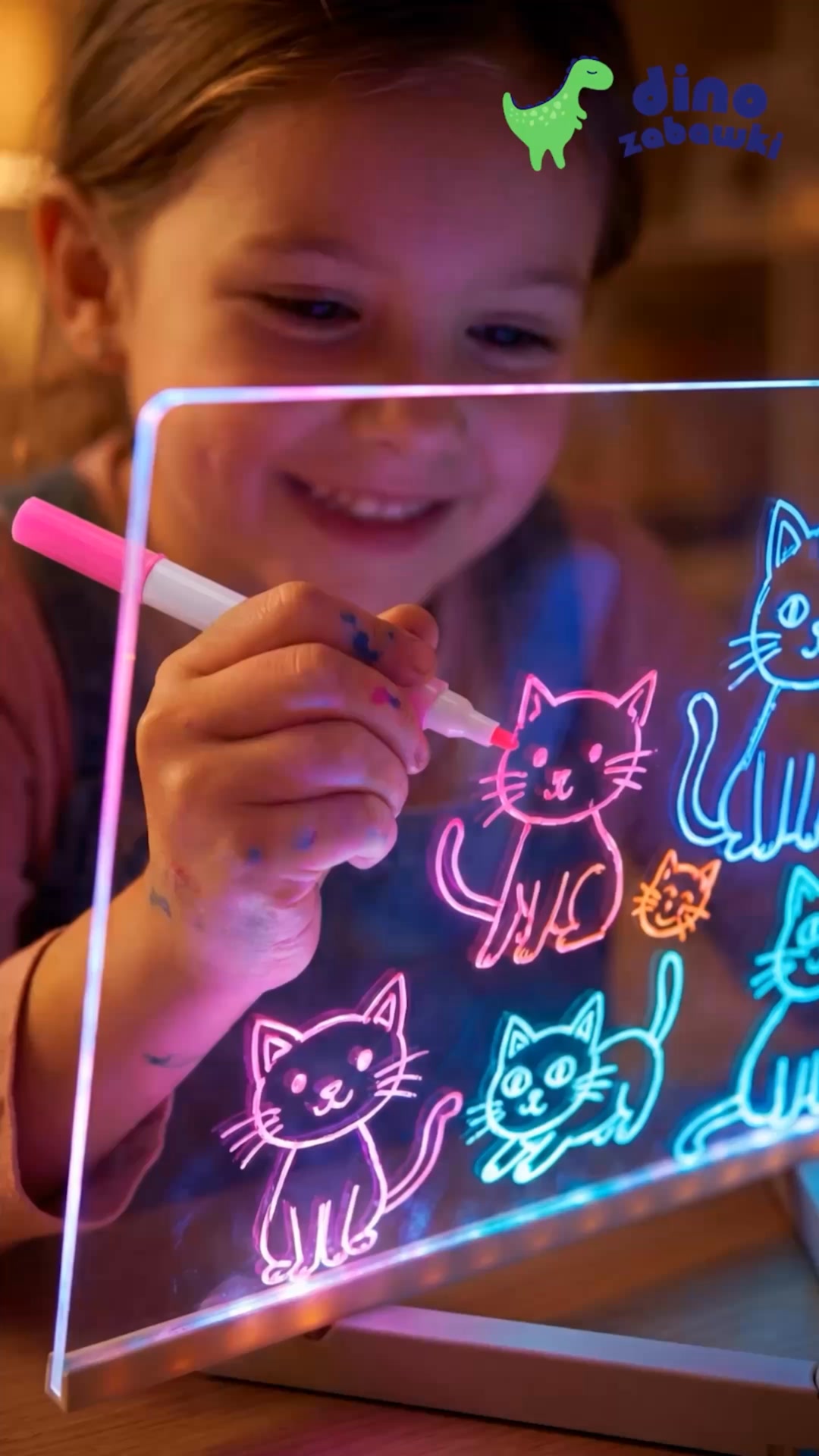 RYSUNKI, KTÓRE ŚWIECĄ JAK PRAWDZIWY NEON!
