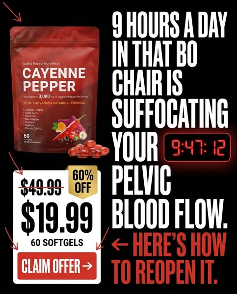 9 Hours In That Chair Is Closing Your Blood Flow