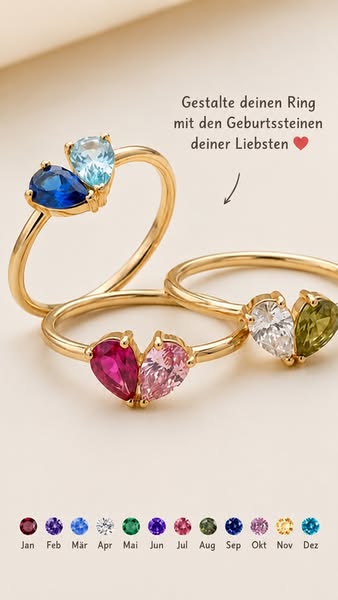 Welche beiden Geburtssteine wirst du wählen?