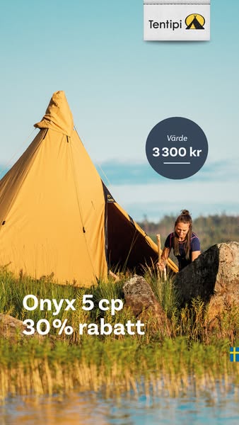 Nu 30 % rabatt på ONYX tältkåtor