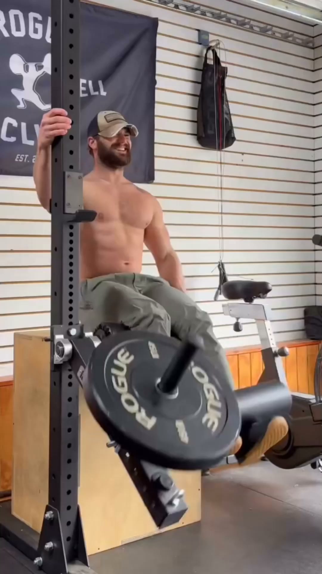 Turn Your Squat Rack Into a Leg Machine. No Extra Floor Space.