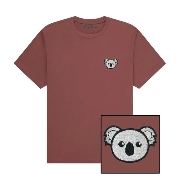 Koala Face Embroidered T-shirt is now £16.99 instead of £21.99