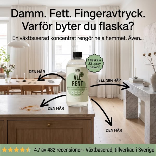 Damm, fett, fingeravtryck. Varför byter du flaska?