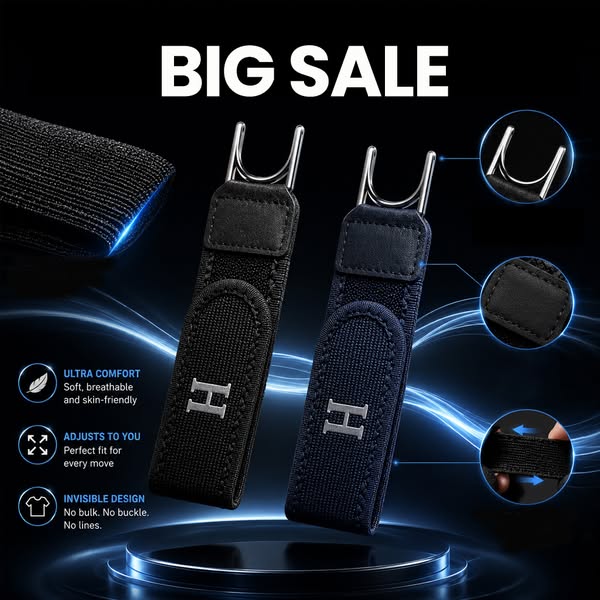 No Buckle Belt Stay Comfortable All Day