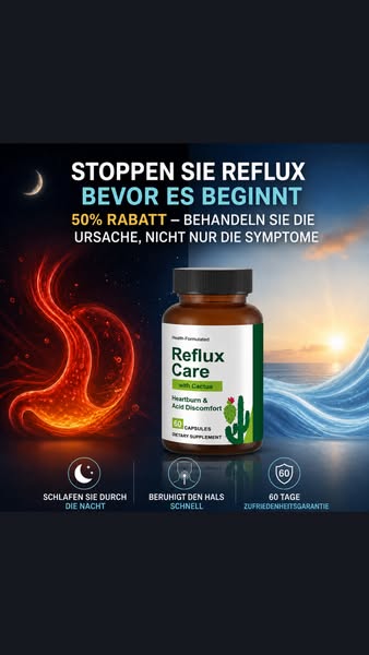 Entdecken Sie RefluxCare™ – heute 50 % Rabatt