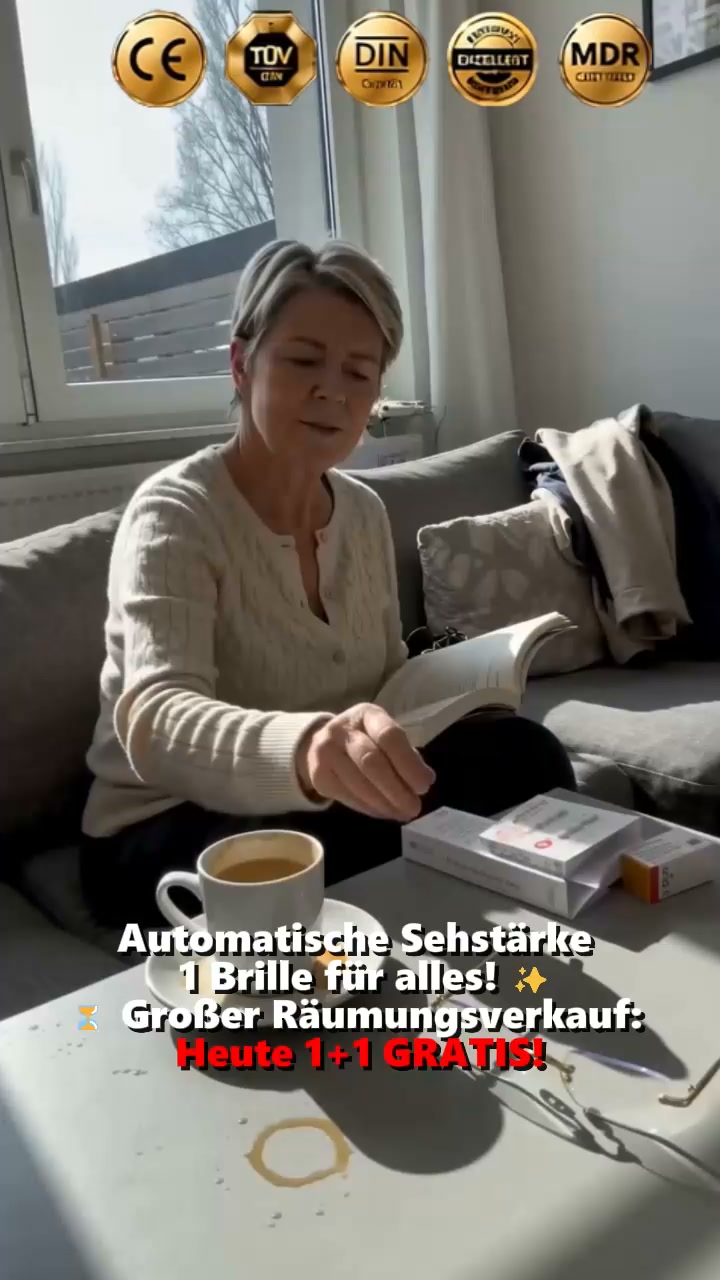 GLEITSICHT-LESEBRILLE PHOTOCHROM – 50 % Rabatt | Streng limitiert in Deutschland