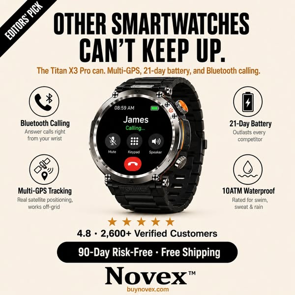 $69. GPS. 21-Day Battery. Waterproof. Calls & Notifications on your wrist. Health tracking 24/7.