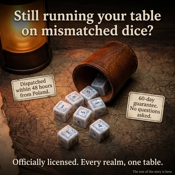 GMs advised: upgrade to realm dice now