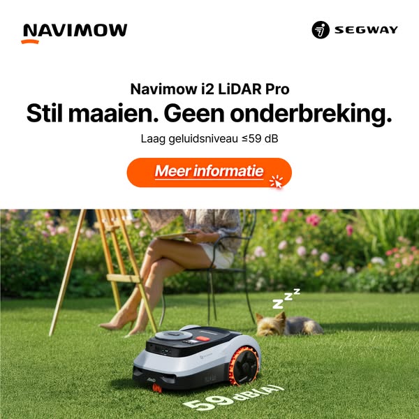 Navimow i2 LiDAR Pro — gratis garage