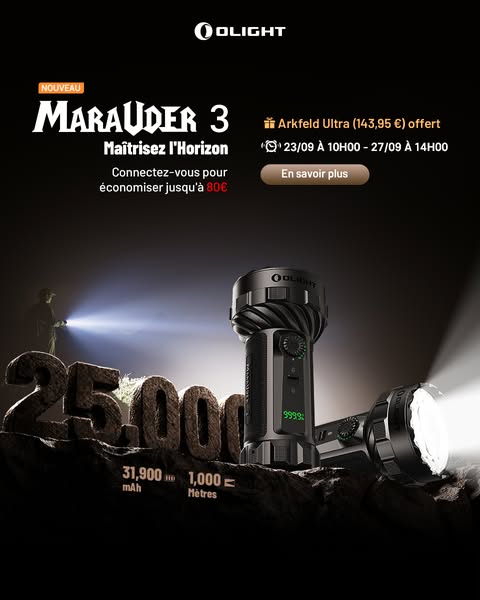 Jusqu'à -20% Prix Membre + Arkfeld Ultra GRATUITE (143,95 €)
