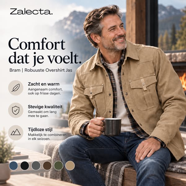 Bram Overshirt Jas | Nu €59,95