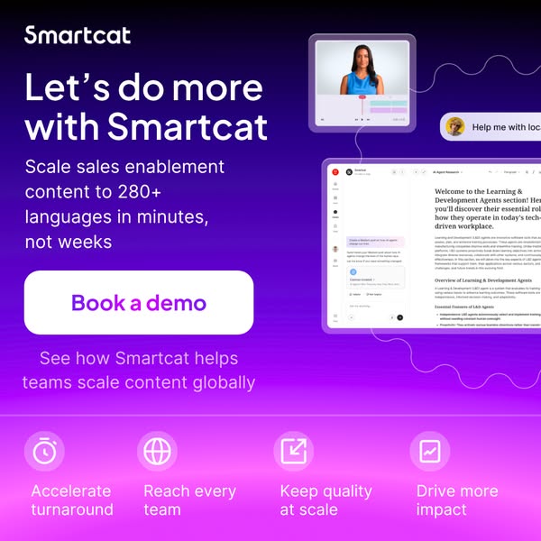 Scale Sales Enablement With Smartcat