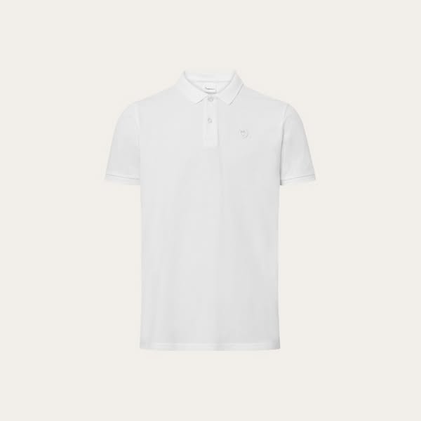 Basic badge polo - Bright White