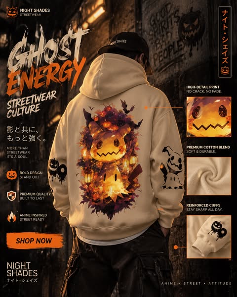 Pokémon Hoodies-AnimeClothe