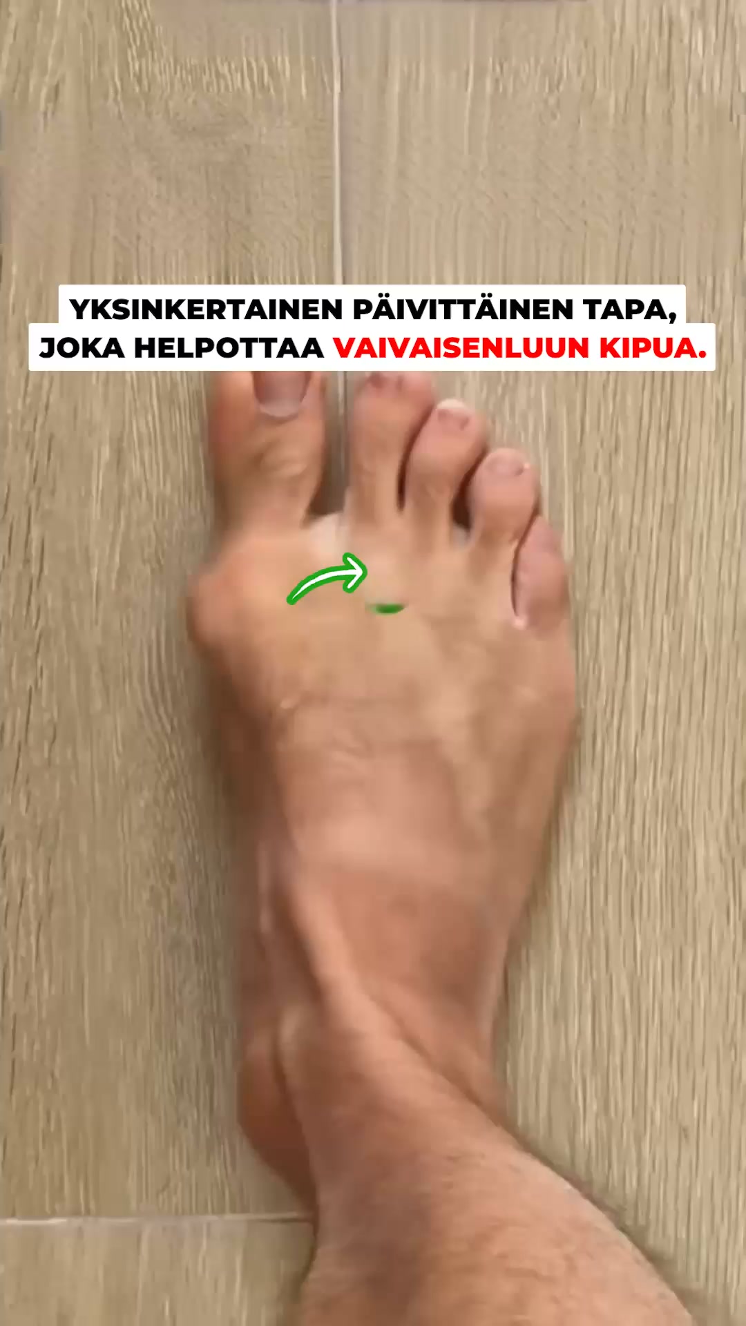Tukea jaloille jokaisella askeleella